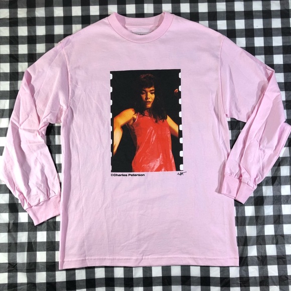 Pleasures Other - Pleasures Now Bjork Charles Peterson Music L/S Tee